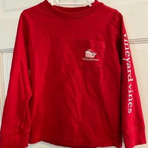 Vineyard Vines Merry Christmas Long Sleeve Pocket Tee, 3T